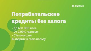 Потребительские кредиты без залога от OTP Bank