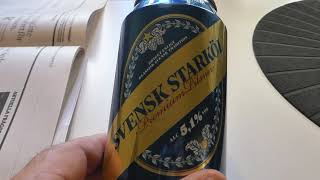 Systembolaget Beer Review Under 10 Kr SVENSK STARKÖL 5.1 LAGER. By #mikemerone