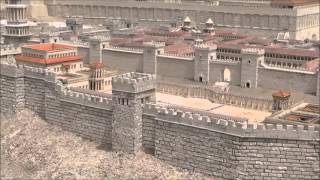 Model of Ancient Jerusalem: outdoors at the Israel Museum