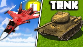 The BEST MINECRAFT VEHICLE mod just dropped |TOP 10 Amazing Minecraft Vehicle Mods |MILITARY VEHICLE