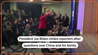‘Give me a break, man,’ President Biden tells a reporter at briefing