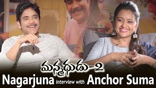 Anchor Suma Interview with Akkineni Nagarjuna about Manmadhudu 2 movie | Friday poster