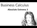 Absolute Extrema 3 Finding Extreme Values with a Rational Function