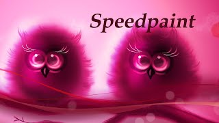 CUTE ANIMALS Speedpainting Compilation  Digital Drawings timelapsed Cute Owls and Cats paint process