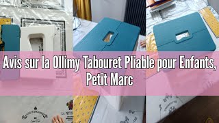 Avis sur la Ollimy Tabouret Pliable pour Enfants, Petit Marchepied Pliable Plastique, Escabeau Plian