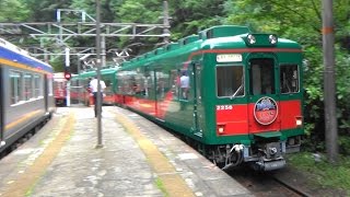 南海高野線 紀伊神谷駅を観光列車「天空」通過