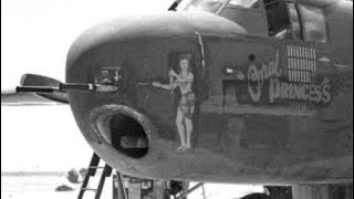 B-25 footage - G model with 75MM M4 Cannon