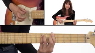 How to Play a Song with Power Chords - Beginner Guitar Lesson - Susan Mazer
