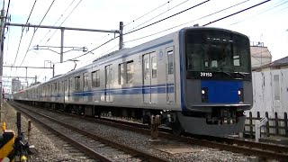 西武20000系20153F各停豊島園行き 池袋線東長崎－江古田の踏切通過