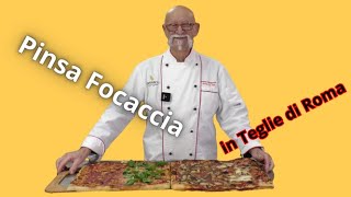 Pinsa Focaccia in Trays Rome