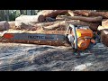 Neo-tec NS8105 chainsaw first cuts