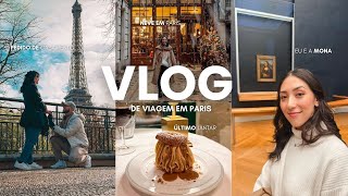 Viagem pra Paris: Nevou Muito, Provando Escargot, Arco do Triunfo, Museu do Louvre e Muito mais