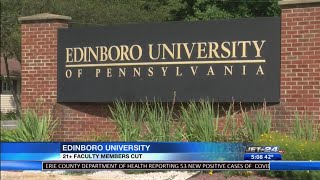 Edinboro University announces plans to retrench 21 permanent faculty