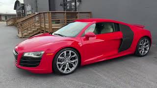 2011 Audi R8 gated six speed v10 walk around