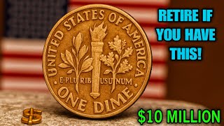 Top 5 Old Dimes Worth $408,000?! The SHOCKING Truth About Rare Roosevelt One Dime CONS!