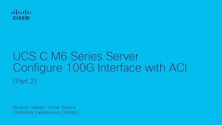 UCS C series M6 Server Configuring 100G Interface with ACI - Part 2