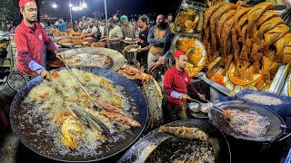 STREET FOOD SPICY LAHORI MASALA FRIED FISH & CHARCOAL GRILLED FISH | PAKISTANI GRILLED FISH RECIPE