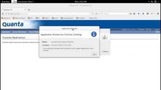 Ubuntu Fix Java Error: Application Blocked by Security Settings Firefox and Chrome