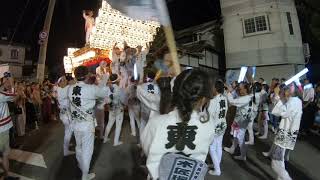 【GoPRO撮影】【4K動画】太子町　山田だんじり祭り2019　新道パレード　東條 part3