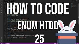 how to code racket - 25 enum htdd