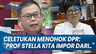 CELETUKAN MENOHOK! DPR Fraksi PDIP Sebut Wamen Profesor Stella Impor dari Tsinghua University