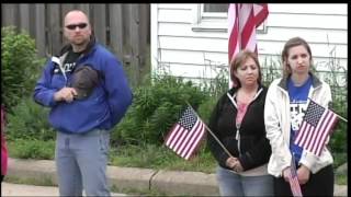 Procession escorts fallen soldier to Orfordville