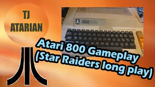 Atari 800 Gameplay (Star Raiders long play)