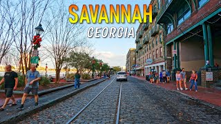 Savannah Georgia Driving Through