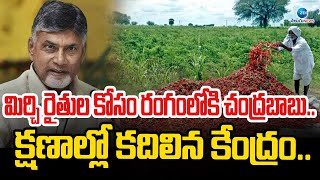 CM Chandrababu Requests Central Minister To Hike Mirchi Prices \u0026 Export | ZEE Telugu News