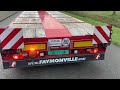 faymonville multimax stnz 7wa extendable semi low loader with 7 axles.