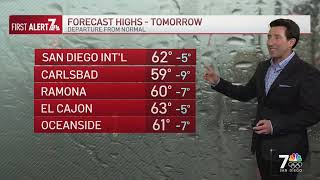 Feb. 19, 2024 | Scattered rain moves in Tuesday | San Diego Weather Today