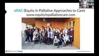 Prof Kelli Stajduhar: Developing a research program on equity oriented palliative care