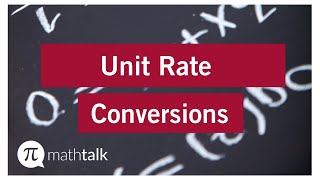 Most Missed GED Math Question - Unit Rate Conversions