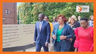 President Ruto received by Barnice King, Martin Luther King Jnr's daughter at the King Center