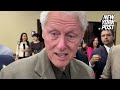 Video of Bill Clinton getting interrogated over his Jeffrey Epstein ties goes viral | New York Post