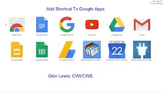 How To Add Shortcuts To Google Apps Chrome Browser