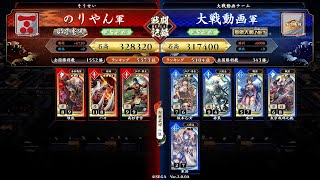 #英傑大戦　第260回【戦人の号令vs憤激車輪戦法】