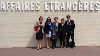 70. Crew der Diplomatenausbildung des Auswärtigen Amts in Paris