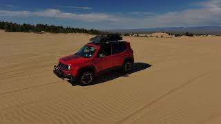 North Sand Hills of Colorado and three Jeeps