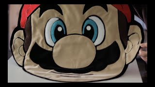 خياطة حقيبة ماريو، سوبر ماريو, خياطة حقيبة بفن الأبليك ..Super Mario bag