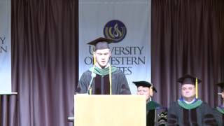 Student Speaker - 205th UWS Commencement