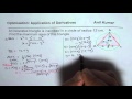 Maximum Area of Isosceles Triangle Inscribed in a Circle Calculus