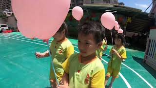 日愛幼兒園第二十五屆畢業典禮，畢業生入場儀式