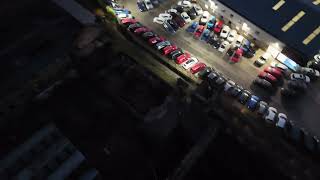 A drone shot of Dalton Mills, a key landmark in the Keighley area