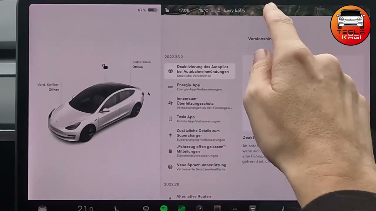 TESLA Software Update 2022.36.2 - Alle Neuigkeiten + Autopilot ...