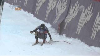 Sullivan Crashes in Schladming Downhill - USSA Network