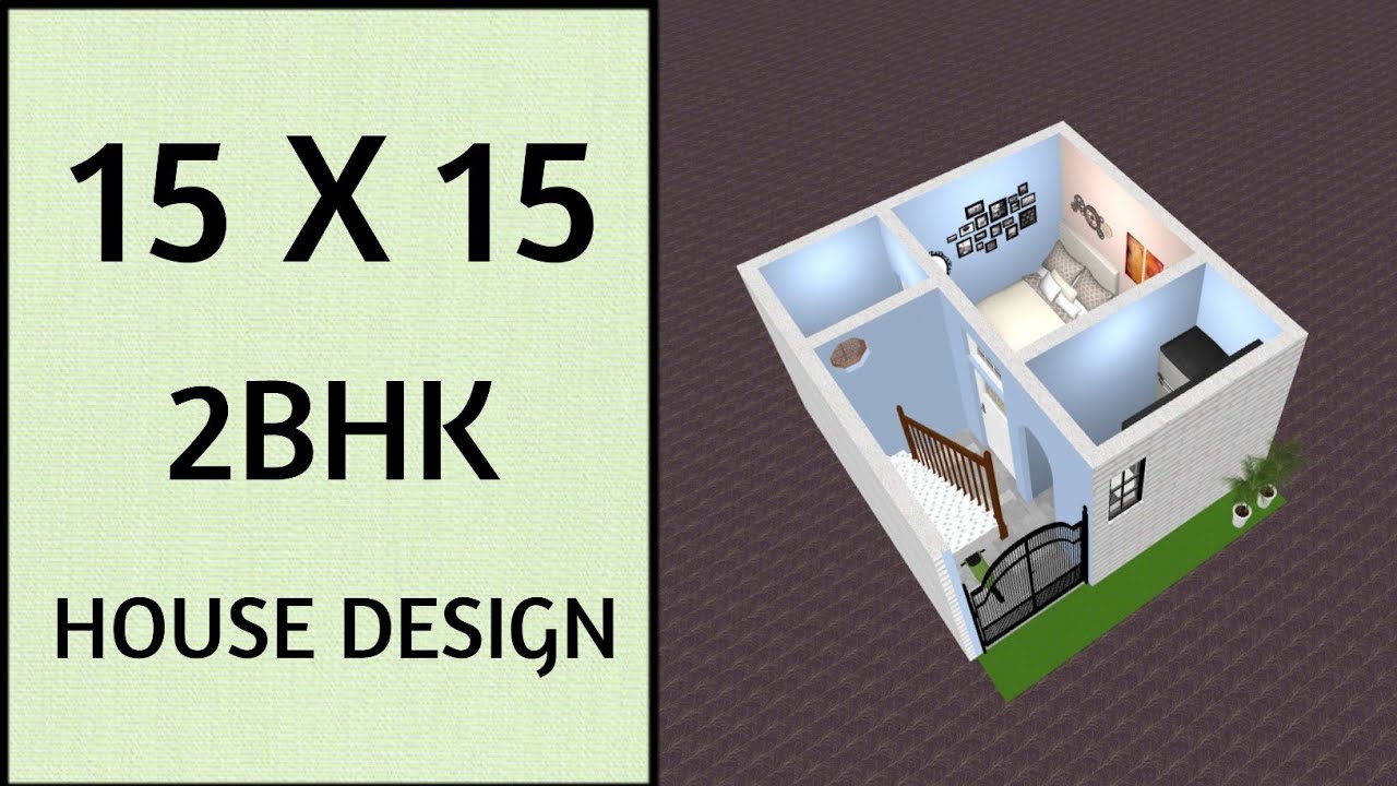 15x15 House Design Ll 25 गज में घर का नक्शा Ll 225 Sqft House Plan Ll ...