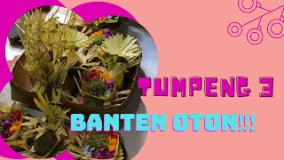 Banten Otonan sederhana Tumpeng 3‼️