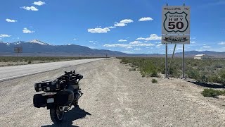 Riding the Full Length of US Route 50, East to West (time-lapse)