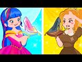 RICH VS POOR PRINCESS!? Shoe Design Shoes Result With Friends!!! Hillarious Cartoon Animation